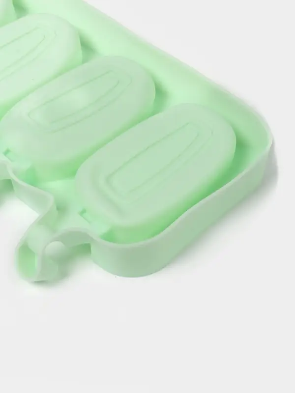 Форма для мороженого &laquo;Эскимо классика&raquo;, силикон, 25.8&times;14.6&times;2.6 см, 4 ячейки, МИКС