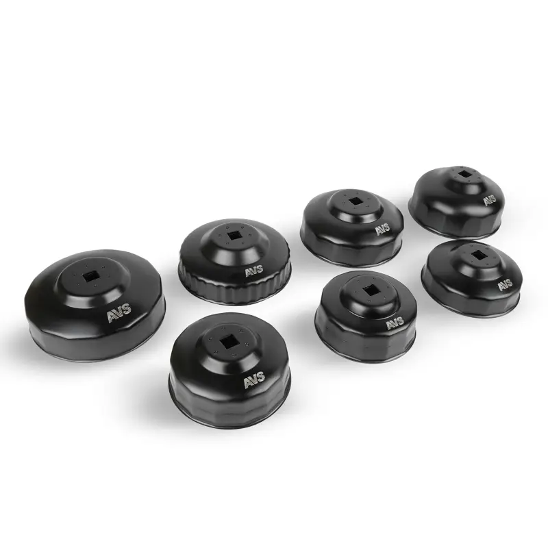 Набор съемников масляного фильтра тип "чашка" (65-100 мм) 15 пр. в кейсе AVS FWCS-15