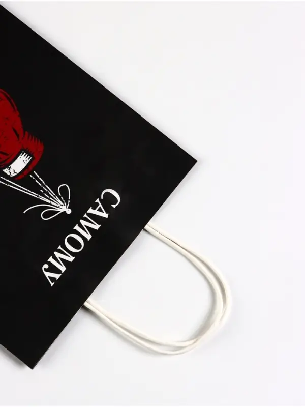 Пакет подарочный крафт «Самому сильному», 21×11×27 см