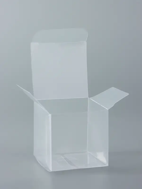 Складная прозрачная коробка из PVC, для упаковки подарков, 5&times;5&times;5 см