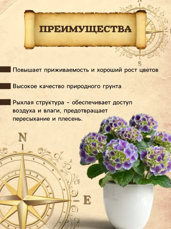 Грунт для Гортензий PETER PEAT, линия &laquo;Хобби&raquo;, 20 л
