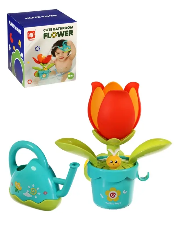 Игрушка для ванны Игрушка для ванны "Цветочек" с лейкой, на присосках