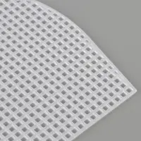 Канва-основа для вышивания сумки, пластиковая, 23&times;29 см, 1.5&times;1.5 мм, белая