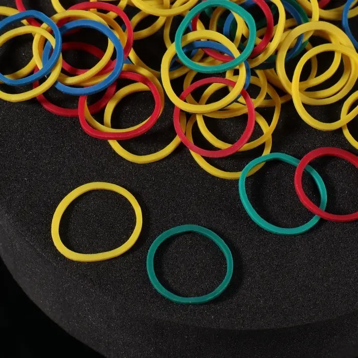 Силиконовые резинки для волос, набор, d=1.5 см, 50 шт., разноцветные Силиконовые резинки для волос, набор, d=1.5 см, 50 шт., разноцветные