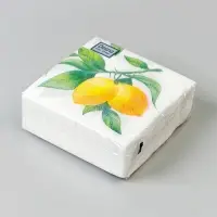 Лимон, салфетки  24х24 1сл 40 л "Desna Design"/32!!!, шт
