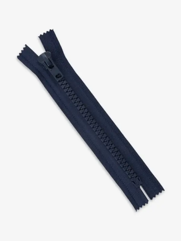 Молния &laquo;Трактор&raquo;, №10, неразъёмная, замок автомат, 18 см, тёмно-синяя