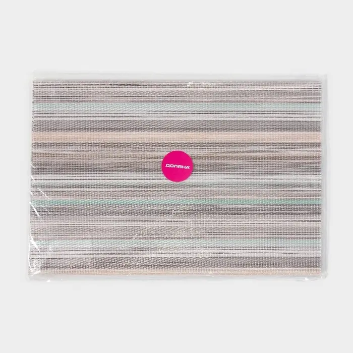 Салфетка сервировочная на стол &laquo;Дождь&raquo;, 45&times;30 см, серая