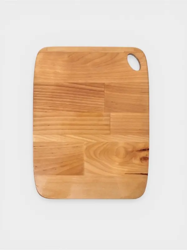 Доска разделочная Классик, пропитана маслом, береза, 24х17х1,8/1,6 см