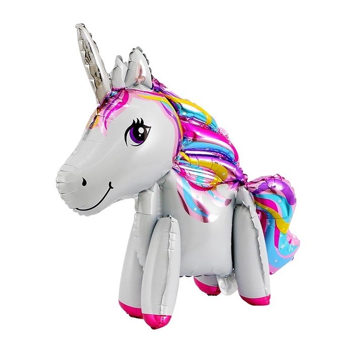 Воздушный шар фольгированный 24 Воздушный шар фольгированный 24" «Единорог-игрушка», фигура, под воздух