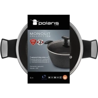 Кастрюля 4 литра Monolit-24C крышка индукция антипригарное
