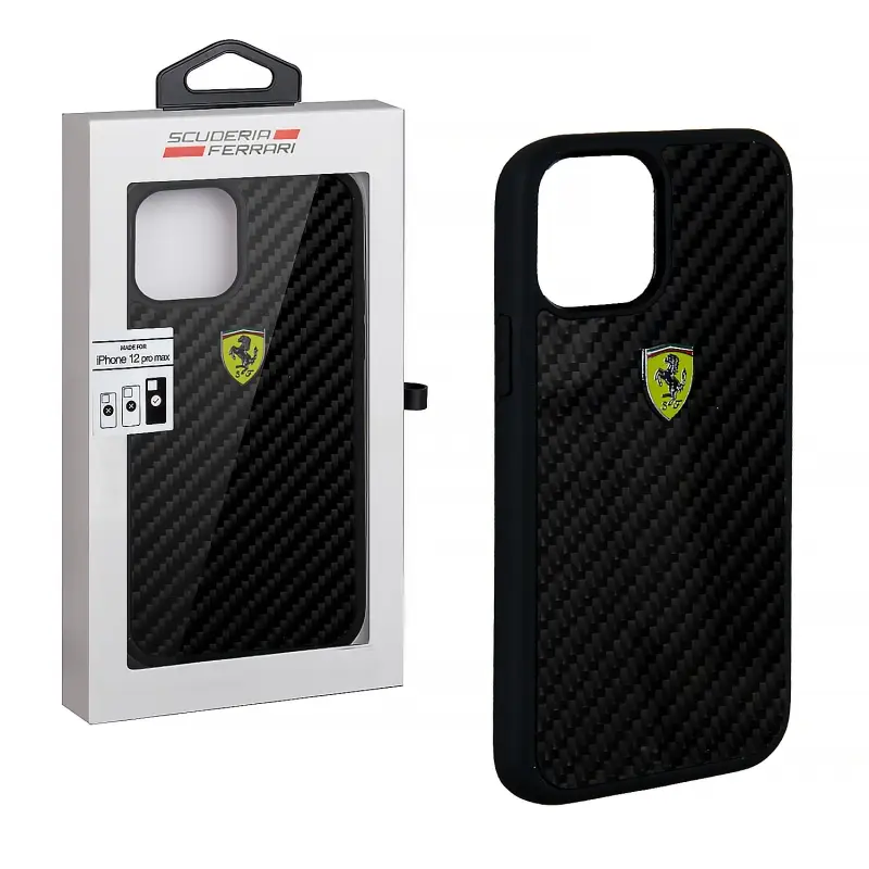 Чехол iPh 12 Pro Max F Carbon