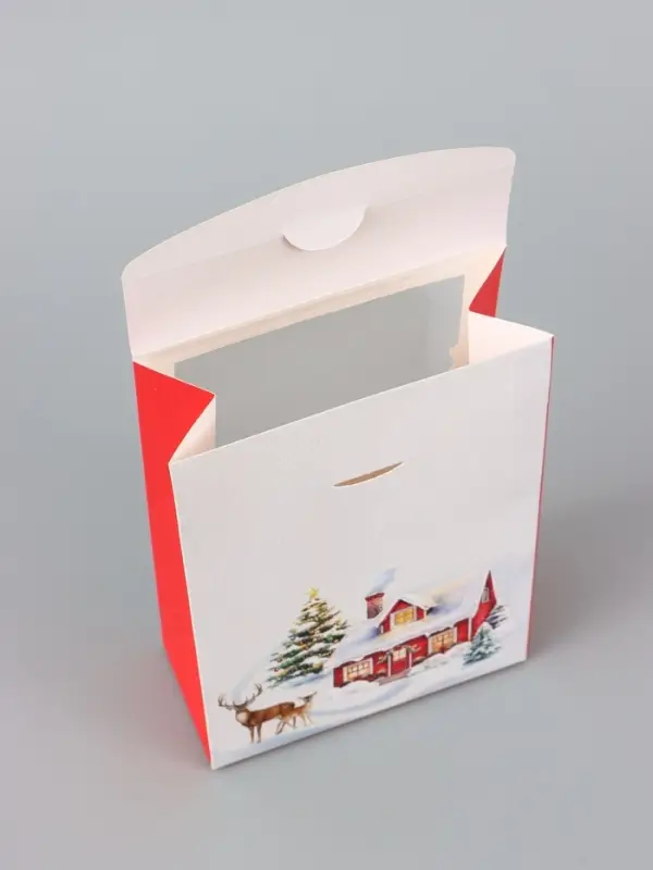 Коробка складная &laquo;Уюта в Новом году&raquo;, 15&times;7&times;22 см