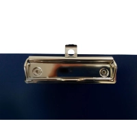 Папка-планшет Комус пластиковый с крышкой, синий