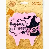 Свеча для торта 8 см, лавандовая