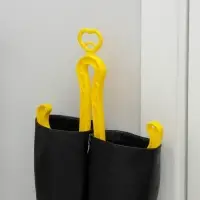 Держатель для голенищ обуви складной, 33(50,5)×7,5 см, цвет МИКС