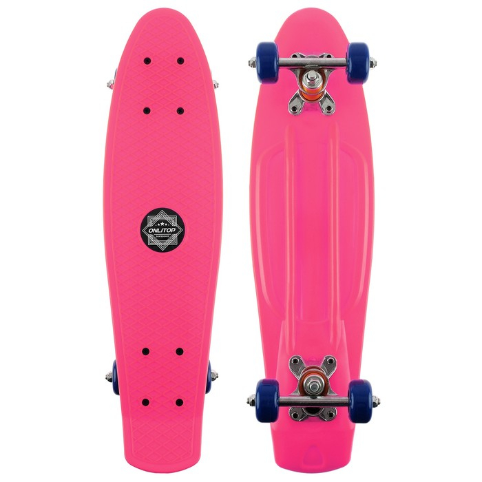 Скейтборд ONLITOP, 56x15 см, колёса PVC 50 мм, ABEC 7, алюминиевая рама, цвет МИКС Скейтборд ONLITOP, 56x15 см, колёса PVC 50 мм, ABEC 7, алюминиевая рама, цвет МИКС