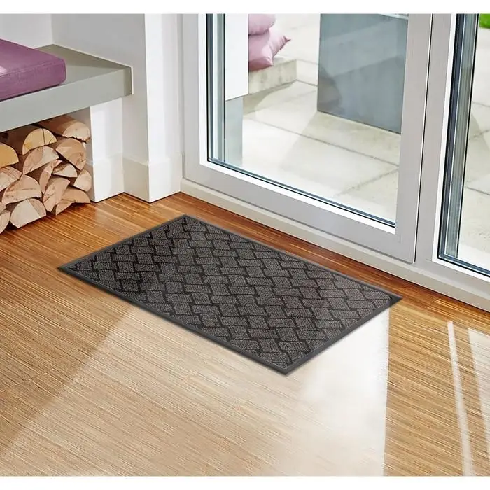 Коврик придверный влаговпитывающий &laquo;Крафт&raquo;, 50&times;80 см, коричневый МИКС