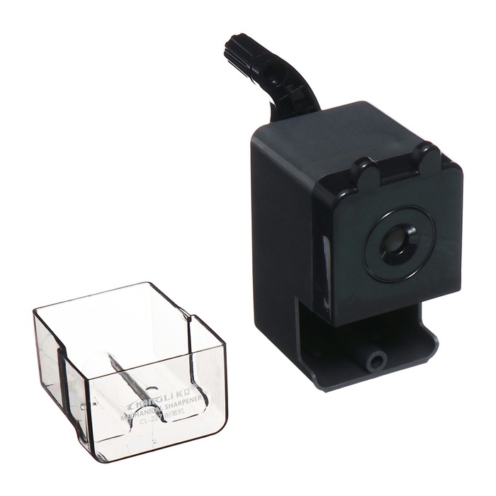 Точилка механическая с контейнером Классика Графит