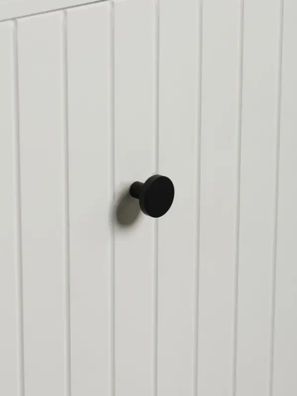 Ручка-кнопка CAPPIO, d=25 мм, h=20 мм, латунь, цвет черный