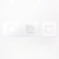 Органайзер для хранения, навесной, 2 шт., 12&times;9&times;8 см/24&times;9&times;8 см прозрачные