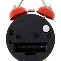 Часы - будильник настольные "Классика", дискретный ход, 12 х 8.5 см, АА, красные Часы - будильник настольные "Классика", дискретный ход, 12 х 8.5 см, АА, красные