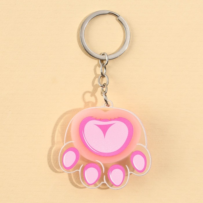 Брелок мялка для ключей «Лапка» 4.6 х 7 см Брелок мялка для ключей «Лапка» 4.6 х 7 см