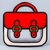 Пакет подарочный, &laquo;Портфель&raquo;, с zip-lock застежкой, 20&times;19+6 см