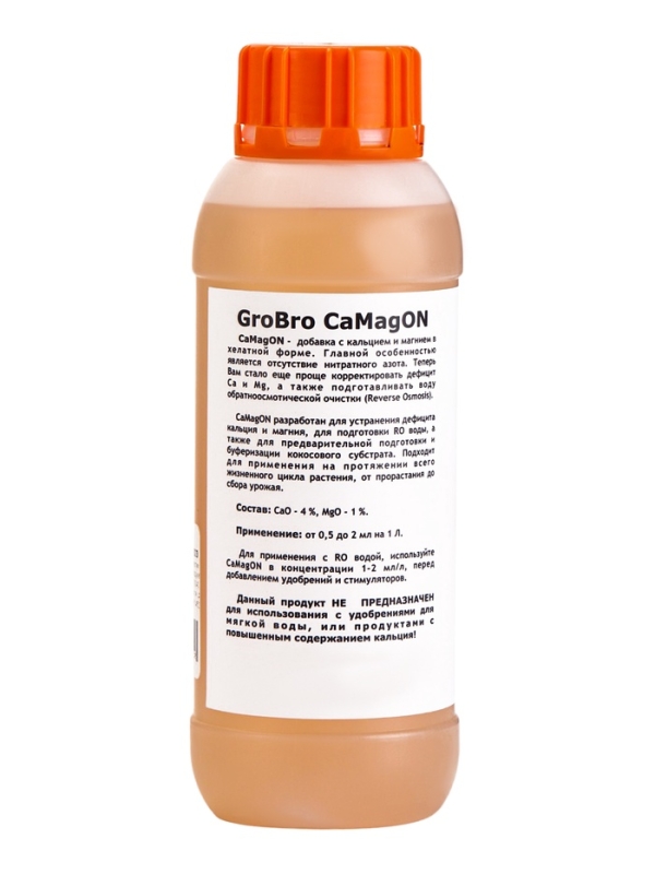Удобрение для гидропоники  Удобрение для гидропоники "GroBro" Хелатный CaMagON, 500мл