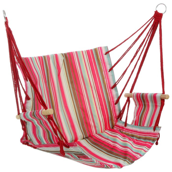 Гамак-кресло maclay, подвесное, 57 х 45 х 50, цвет МИКС Гамак-кресло maclay, подвесное, 57 х 45 х 50, цвет МИКС