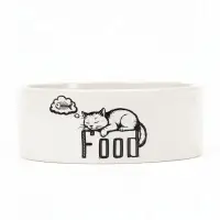 Миска Food, 200 мл, 10&times;10&times;4.5 см, керамика, белая