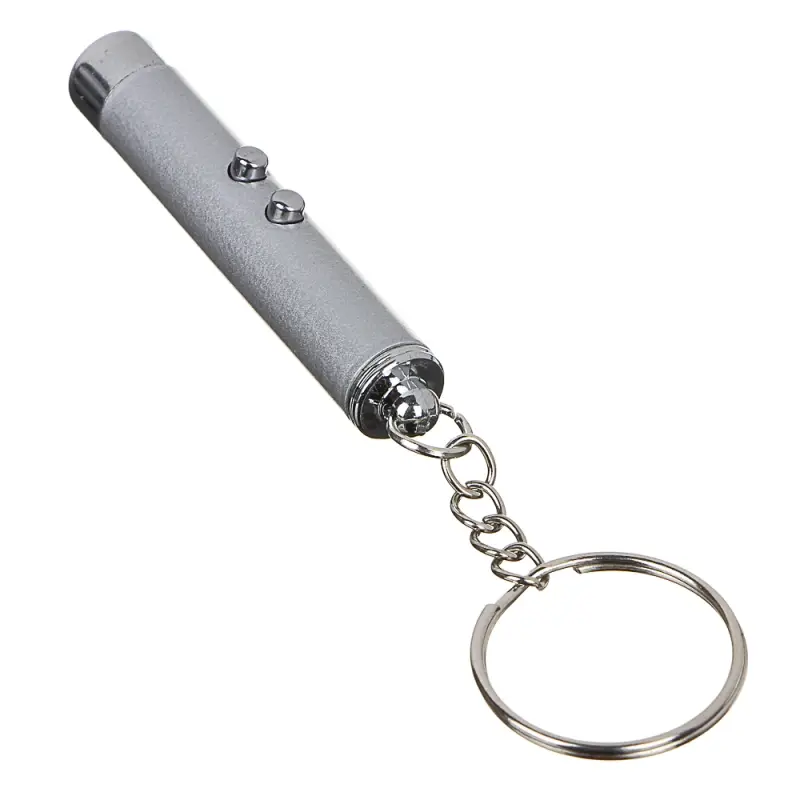 Лазерная указка с фонариком тм ЕРМАК, LR41, 6см, алюминий