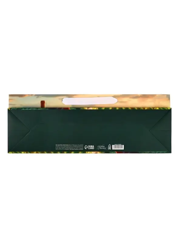 Пакет под бутылку &laquo;Подарок для тебя&raquo;, 36&times;10&times;13 см