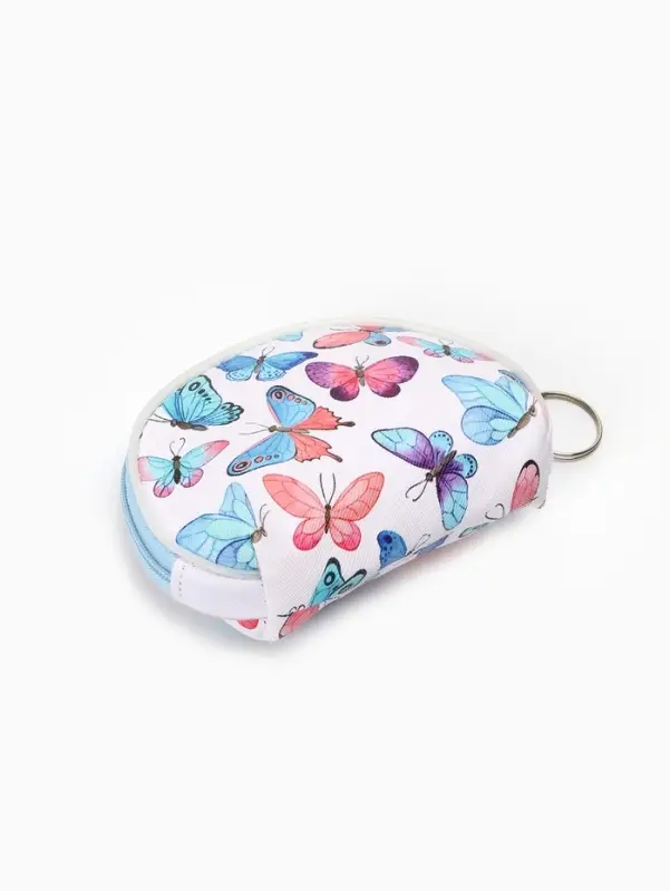 Кошелёк-монетница на молнии, 12&times;3.5&times;8.5 см, МИКС