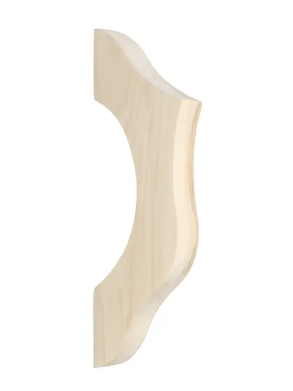 Ручка для бани и сауны, 25.5&times;8.5&times;3 см, деревянная