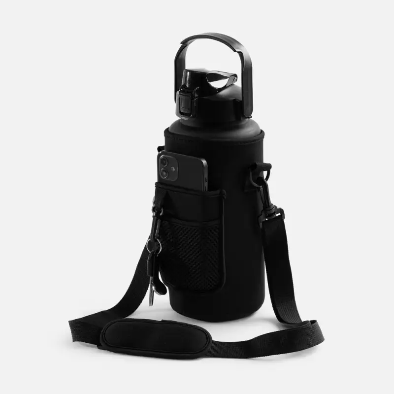 Набор спортивных бутылок Aquapack, черный Набор спортивных бутылок Aquapack, черный