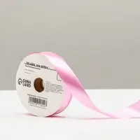 Лента для декора и подарков, розовая, 2 см &times; 45 м