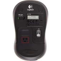 Мышь компьютерная Logitech B175 черн. 1000dpi беспр. USB 2but(910-004332)