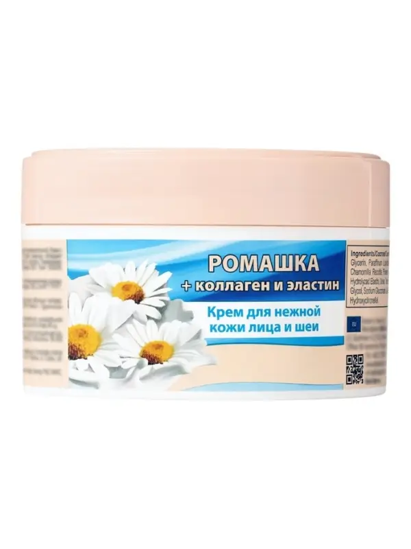 Крем для лица B.J.Bio Spa ромашка + коллаген и эластин, 200 мл