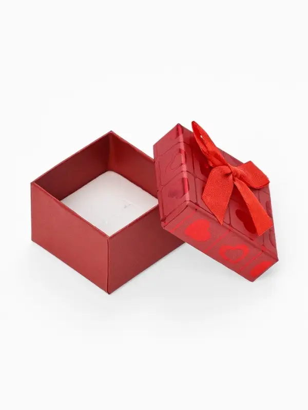 Набор коробочек подарочных 6 шт. под серьги/кольцо &laquo;Сердца&raquo;, 5&times;5, цвет МИКС (9901789)