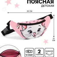 Сумка поясная детская для девочки &laquo;Кошечка Мари&raquo;, 25&times;6&times;13 см