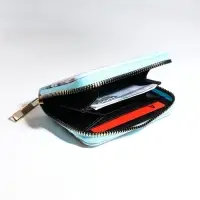 Кошелёк на молнии &laquo;Зайка&raquo;, маленький, голубой