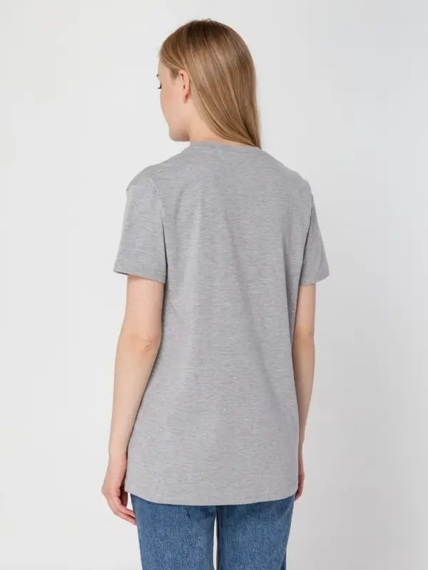 Футболка унисекс T-bolka 160, серый меланж, размер S Футболка унисекс T-bolka 160, серый меланж, размер S