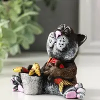Фигурка полистоун &laquo;Кот на рыбалке&raquo;, 10 см