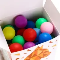 Шарики для кошек, 4 см (подходят для игровых комплексов), фасовка 60 шт., микс цветов