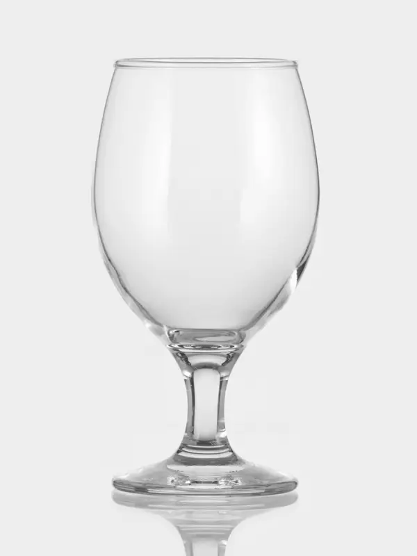 Пивные бокалы Paşabah&ccedil;e Bistro, 400 мл, набор 6 шт., стекло, прозрачные