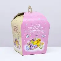 Коробка подарочная пасхальная &laquo;Цыпленок&raquo;, 17&times;17&times;26 см