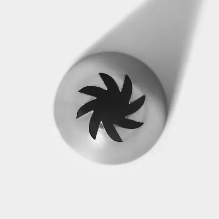 Насадка кондитерская «Закрытая роза», d=3 см, выход 0,9 см, нержавеющая сталь