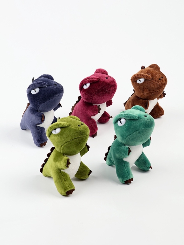 Мягкая игрушка "Динозавр", цвет микс,12х9х7 см