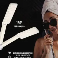 Душевая система ZEIN Z1002, тропическая и ручная лейка, шланги, стойка, мыльница, хром