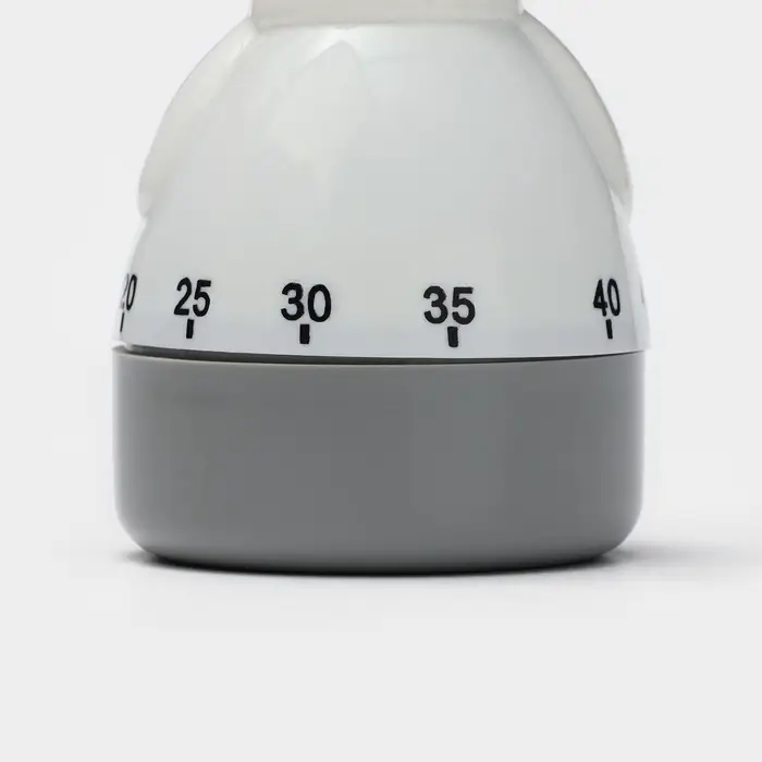 Таймер механический Доляна &laquo;Повар&raquo;, кухонный, 5.8&times;10.7 см, белый